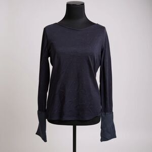 Jarbo Women's Marino Wool Long Sleeve Shirt | Casual Luxury | Size L